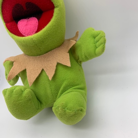 Vintage Jim Henson Baby Kermit the Frog 8" Muppet Plush Doll 1987 - Picture 5 of 16
